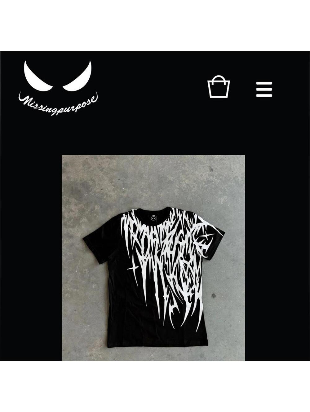 NWOT Missing Purpose Graphic Tee Men's Size Large - Streetwear Casual Shirt